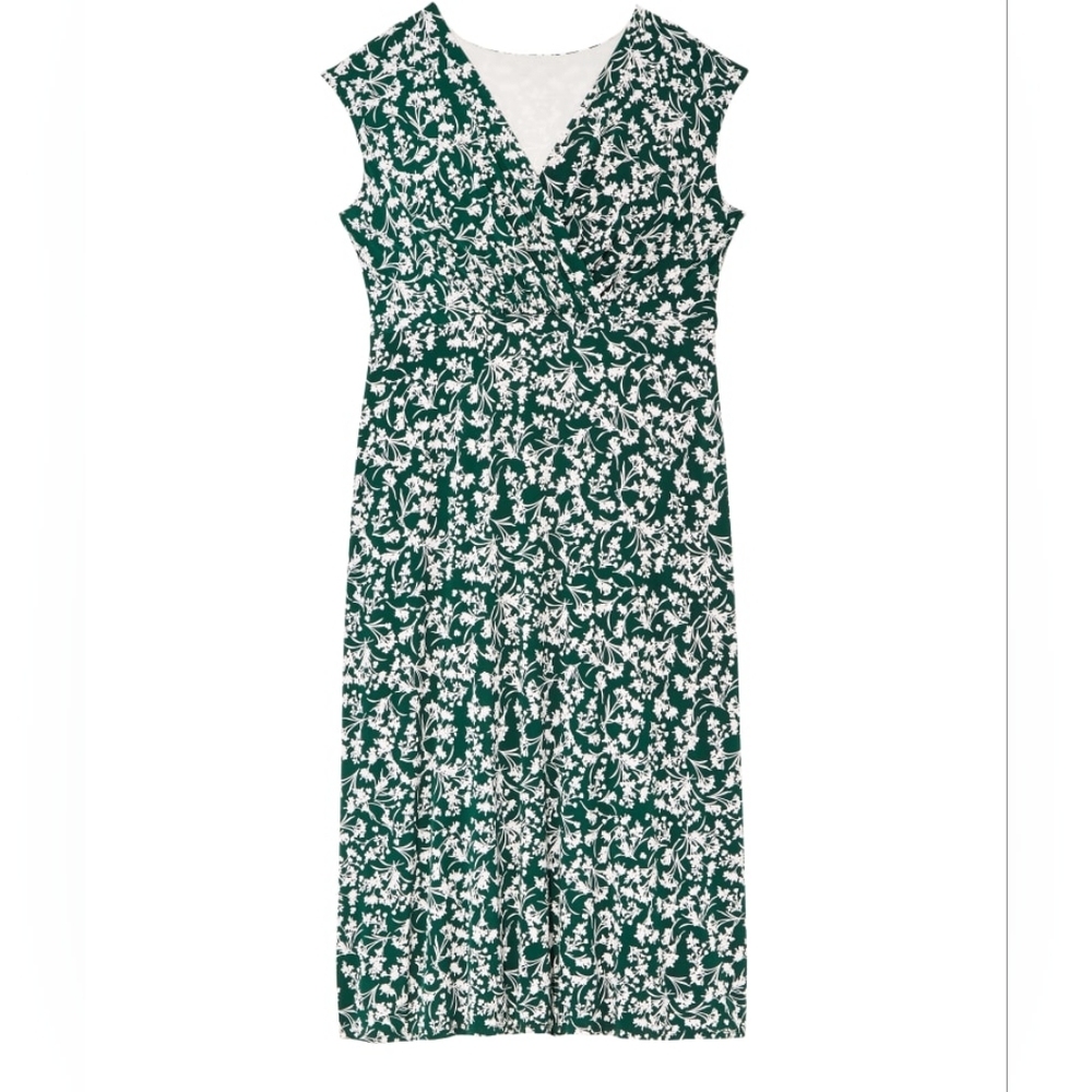 Meri Skye Springfield Sleeveless Surplice Maxi Dress Size 2X